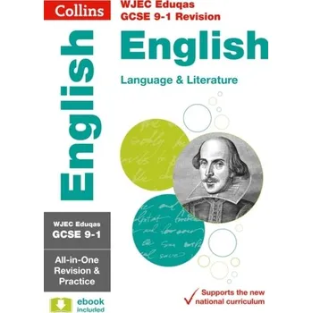 Cizí jazyk WJEC Eduqas GCSE 9-1 English Language and English Literature All-in-One Revision and Practice - GCSE, Collins