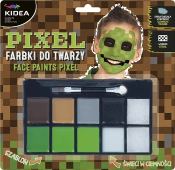 Speciální výtvarná barva Kidea Pixel barvy na obličej