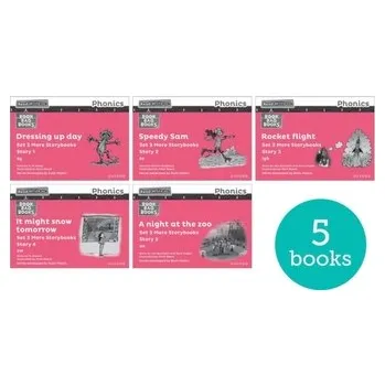 Anglický jazyk Read Write Inc. Phonics: Pink Set 3 More Black & White Storybooks (Pack of 5) - Bradbury, Adrian