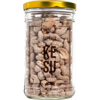 Pražené ořechy, Šufan Kešu solené, dóza sklo, 500 g