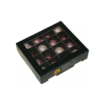 Skleněné baňky divoký květ 3 cm, sada 16 ks