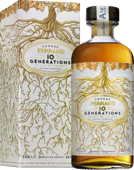 Brandy Pierre Ferrand 10 Générations 46 % 0,5 l dárkové balení