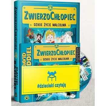 Pakiet ZwierzoChłopiec. Dzikie życie Malcolma + CD - David Baddiel