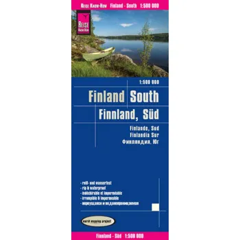 World Mapping Project Reise Know-How Landkarte Finnland, Süd (1:500.000). Finland,South / Finlande, Sur / Findlandia, Sur