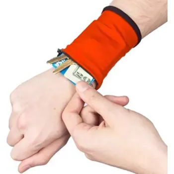 Zaparkorun Peněženka na zápěstí se zipem WristWallet - 1 ks - oranžová