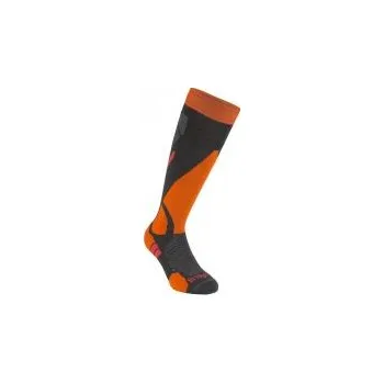 Pánské ponožky Bridgedale Ski Lightweight graphite / orange M ponožky