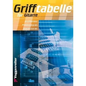 Grifftabelle für Gitarre - Opgenoorth, Norbert