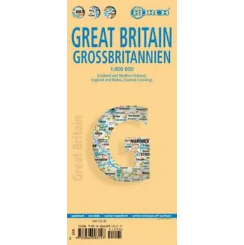 Borch Map Großbritannien. Great Britain