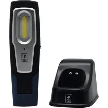 Pracovní světlo Aku LED pracovní osvětlení Lumakpro IP54 6W 250+600lm 6500K černé s nabíjecí stanicí