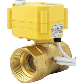 Ventil Lilie Elektrický vypouštěcí kulový ventil s oboustranným připojením 40 mm Průtok: 490 mm²