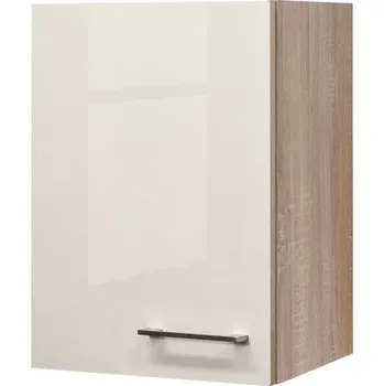 Kuchyňská skříňka horní s dvířky Flex Well Nepal šířka 40 cm kašmírový odstín lesklý