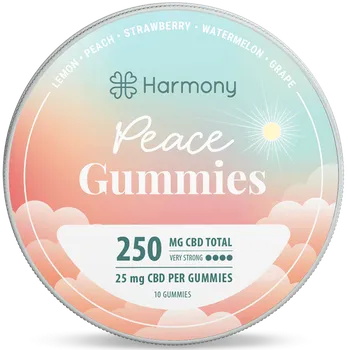 CBD Harmony CBD gumové bonbóny 250 mg 10 ks