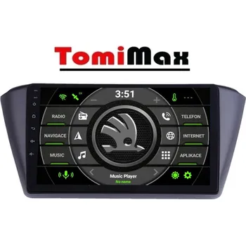 Auto Hi-Fi TomiMax Škoda Fabia 3 Android 14 autorádio s WIFI, GPS, USB, BT HW výbava: QLED !!!AKCE!!! 8 Core 4GB+64GB LOW - pouze displej A,C, Velikost obrazovky: Dotyková obrazovka: 9"