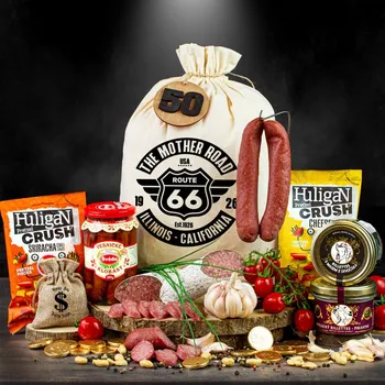 Dárkový potravinový koš Pytel Mlsoun + odeslání do 48 hodin, + doprava zdarma