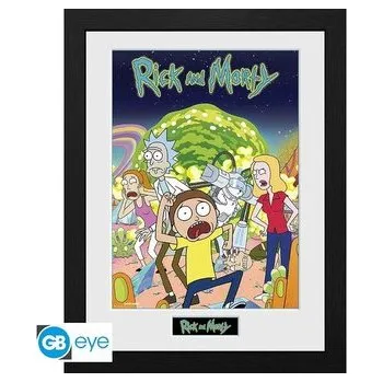 Plakát Rick a Morty Zarámovaný plakát - Compilation