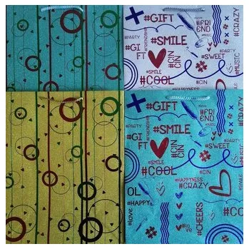 Set školních potřeb Torebka ozdobna BROKAT 32x26x12 FRESH