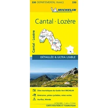 Encyklopedie Cantal, Lozire - Michelin Local Map 330 - Michelin