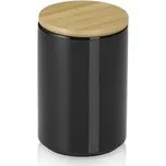 KELA Dóza Cady keramika černá 0,7l KL-15273