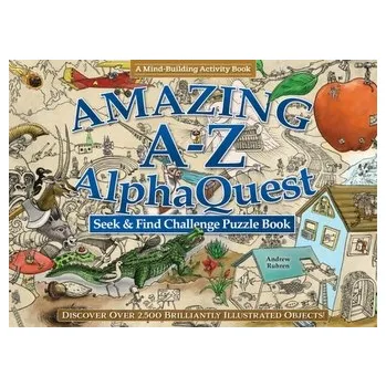 Amazing A-Z AlphaQuest Seek & Find Challenge Puzzle Book - Ruhren, Andrew