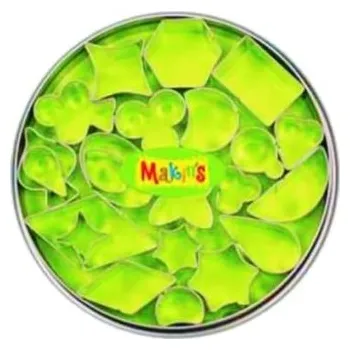 Vykrajovátko Sada kovových vykrajovátek Geometrik, 26ks