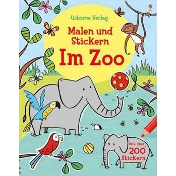První čtění Malen und Stickern: Im Zoo - Greenwell, Jessica