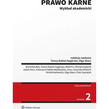 Prawo karne .Wykład akademicki w.2 - praca zbiorowa