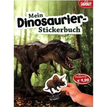 Diář Mein Dinosaurier-Stickerbuch