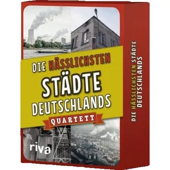 Die hässlichsten Städte Deutschlands - Quartett (Spiel) - Riva Verlag