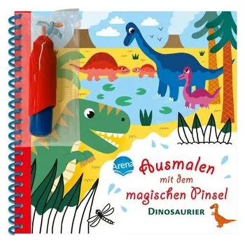 První čtění Ausmalen mit dem magischen Pinsel. Dinosaurier - Allirol, Mèlusine