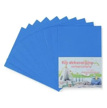 Set školních potřeb Filc A4 samoprzylepny niebieski 20x30cm 10szt
