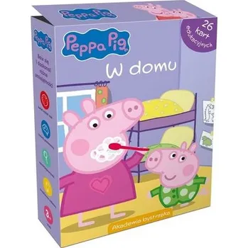 Pexeso Świnka Peppa. W domu. Karty edukacyjne w pudełku