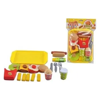 Dětská kuchyňka Zestaw fast food z tacą