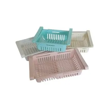 Úložný box organizér-košík závěsný, nastavit. do chladničky, plast