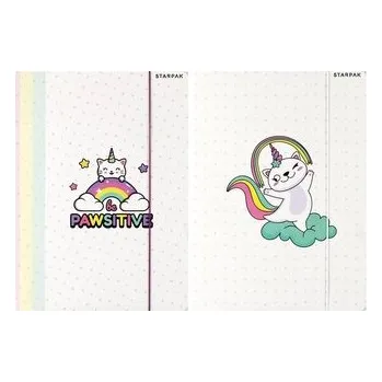 Set školních potřeb Teczka zgumką A4 Catcorn