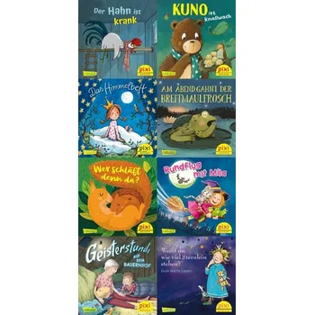 První čtění Pixi-Box 292: Schlaf schön mit Pixi (8x8 Exemplare)