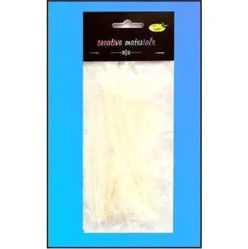 Set školních potřeb Piórka miękkie białe 15szt