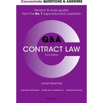 Concentrate Questions and Answers Contract Law - Devenney, James [EN] (2022, Brožovaná / brožovaná, Oxford University Press)