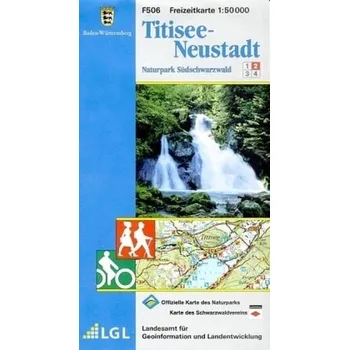 Topographische Freizeitkarte Baden-Württemberg Titisee-Neustadt