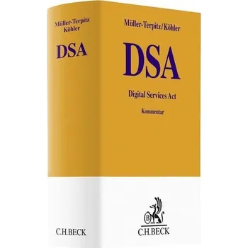 Kniha Digital Services Act - Müller-Terpitz, Ralf