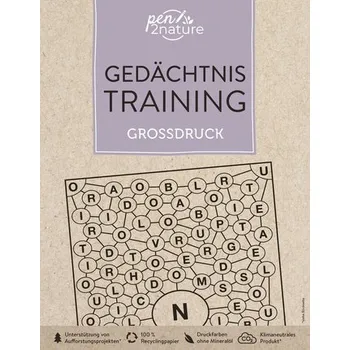 Gedächtnistraining Großdruck - Pen2nature