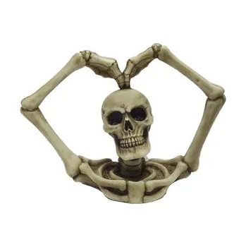 Dekorace Kostlivec tvořící srdce