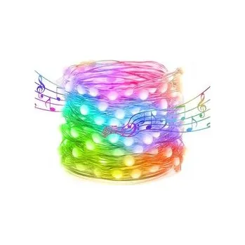 Vánoční dekorace Smart LED vánoční řetěz 58382B 10m Bluetooth