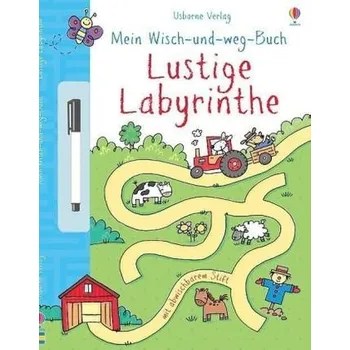 První čtění Mein Wisch-und-weg-Buch: Lustige Labyrinthe, m. abwischbarem Stift - Greenwell, Jessica