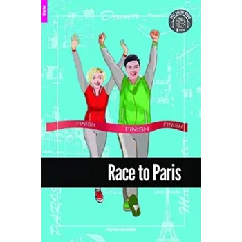 Anglický jazyk Race to Paris - Foxton Reader Starter Level (300 Headwords A1) with free online AUDIO - Claire Llewellyn