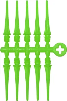 Příslušenství pro šipky Cosmo Darts Fit Point Plus hroty na šipky 50 ks limetkově zelené
