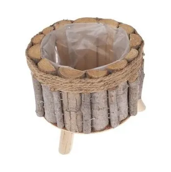 Truhlík Dřevěný truhlík na nožičkách s PVC, 0/16