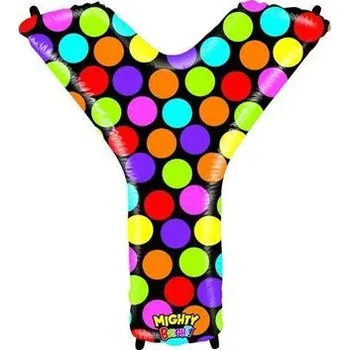 Balónek Nafukovací balónek písmeno Y barevné 102 cm - Grabo