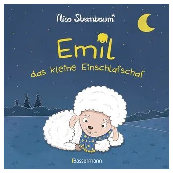 První čtění Emil das kleine Einschlafschaf. Eine Gutenachtgeschichte zum Vorlesen und Betrachten. Pappbilderbuch ab 18 Monaten. Vom Autor vo - Sternbaum, Nico