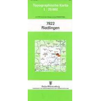 Topographische Karte Baden-Württemberg Riedlingen