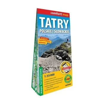 Cestování Comfort!map Tatry polskie i słowackie 1:55 000 - praca zbiorowa